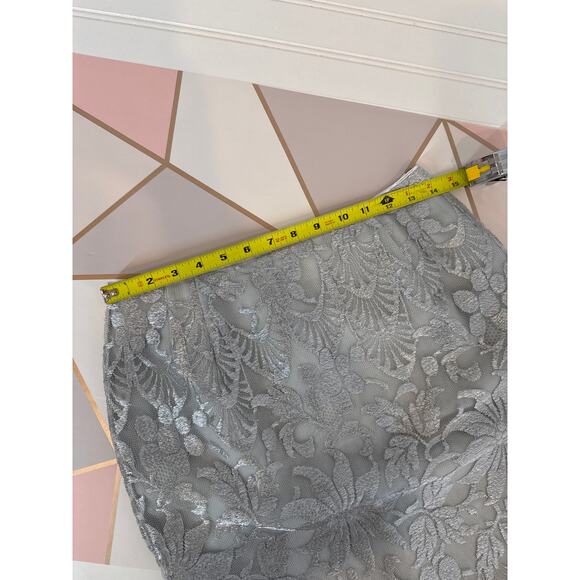 Vintage Mary McFadden Designers Couture Metallic Thread Beaded Set 2-Piece Sz 6 - Picture 7 of 10